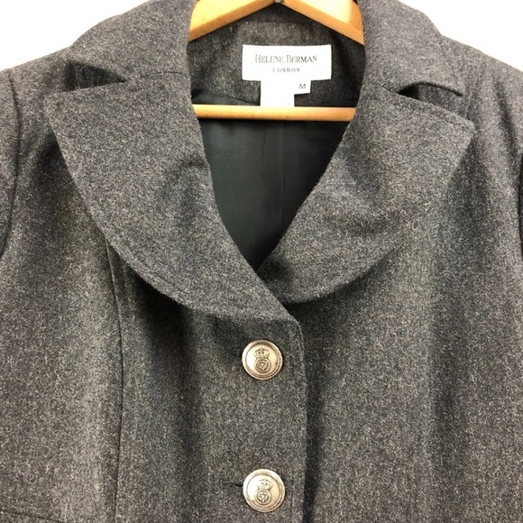 Helene Berman Charcoal Grey Blazer - Picture 3 of 8